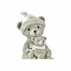 Ziemassvētku Nieciņš DKD Home Decor Sveķi Lācis (10 x 4 x 9,5 cm) (2 gb.)