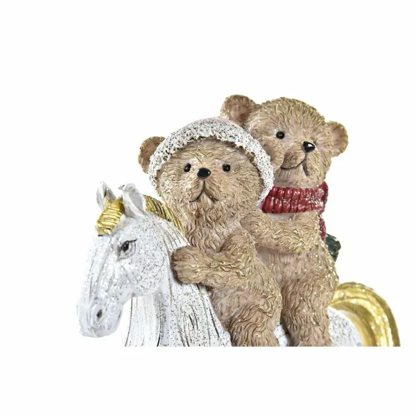 Joulukuusenpallo DKD Home Decor Hartsi (14 x 4,5 x 15 cm) (2 osaa)