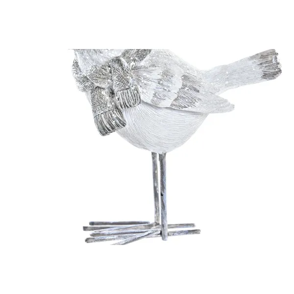 Ziemassvētku Nieciņš DKD Home Decor Sveķi Птица (10,5 x 5,5 x 10,5 cm) (2 gb.)