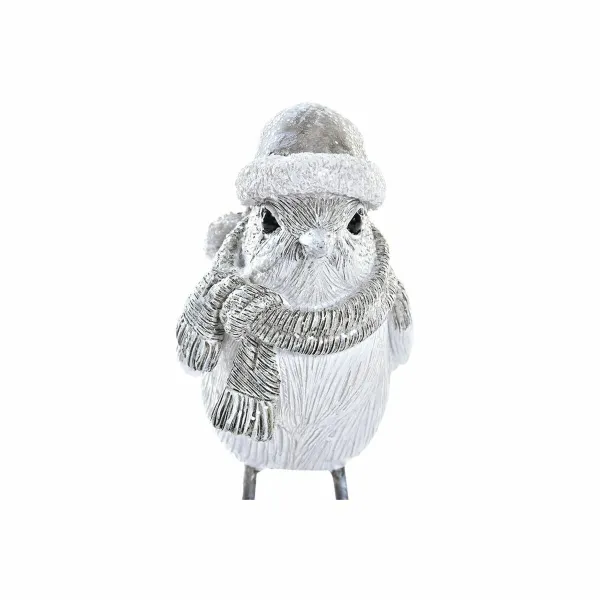 Ziemassvētku Nieciņš DKD Home Decor Sveķi Птица (10,5 x 5,5 x 10,5 cm) (2 gb.)