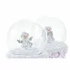 Snow Doll DKD Home Decor White Pink 7 x 7 x 9 cm (2 Units)