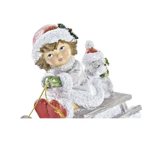 Новогоднее украшение DKD Home Decor Смола (13 x 6 x 10,5 cm) (2 штук)