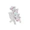 Joulukuusenpallo DKD Home Decor Hiiri Hartsi (8 x 5,5 x 10 cm)
