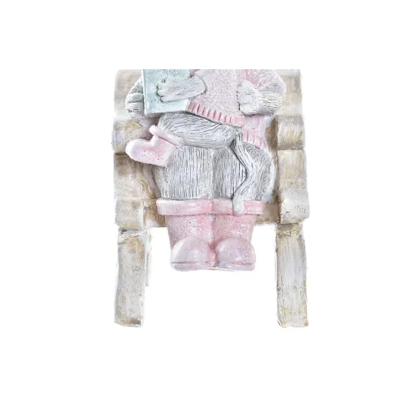 Новогоднее украшение DKD Home Decor Мышь Смола (8 x 5,5 x 10 cm)