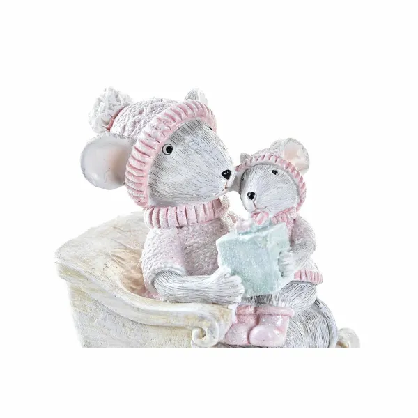 Joulukuusenpallo DKD Home Decor Hiiri Hartsi (8 x 5,5 x 10 cm)