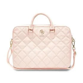 Guess Quilted 4G Computer Bag - Laptop bag 15" / 16" (pink)