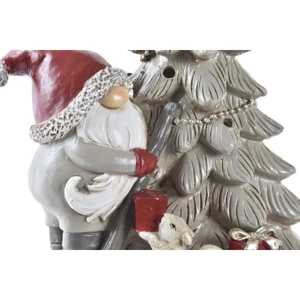 Ziemassvētku Nieciņš DKD Home Decor Koks Sveķi (15 x 10 x 18 cm) (2 gb.)