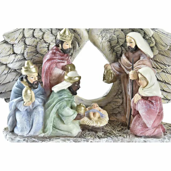 Новогоднее украшение DKD Home Decor Смола (27,5 x 7 x 10,5 cm) (2 штук)