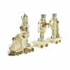 Ziemassvētku Nieciņš DKD Home Decor Sveķi Vilciens (28 x 5 x 12 cm) (2 gb.)