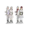 Ziemassvētku Nieciņš DKD Home Decor Sveķi Pāris (10,5 x 7 x 20,5 cm) (2 gb.)
