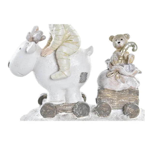 Ziemassvētku Nieciņš DKD Home Decor Sveķi Zēni (13 x 6 x 13,5 cm) (2 gb.)