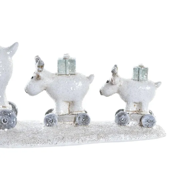 Kalėdų papuošalai DKD Home Decor Derva (17 x 7,5 x 13,5 cm) (2 vnt.)