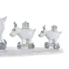 Ziemassvētku Nieciņš DKD Home Decor Sveķi (17 x 7,5 x 13,5 cm) (2 gb.)