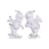 Joulukuusenpallo DKD Home Decor Hartsi Luminukke (15 x 13,5 x 24,5 cm) (2 osaa)