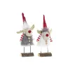 Kalėdų papuošalai DKD Home Decor Poliesteris Šiaurės elnias (8 x 5 x 23 cm) (2 vnt.)