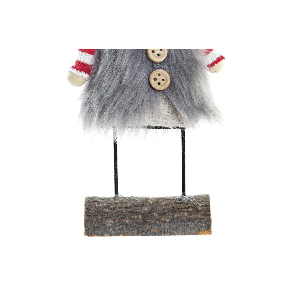 Kalėdų papuošalai DKD Home Decor Poliesteris Šiaurės elnias (8 x 5 x 23 cm) (2 vnt.)