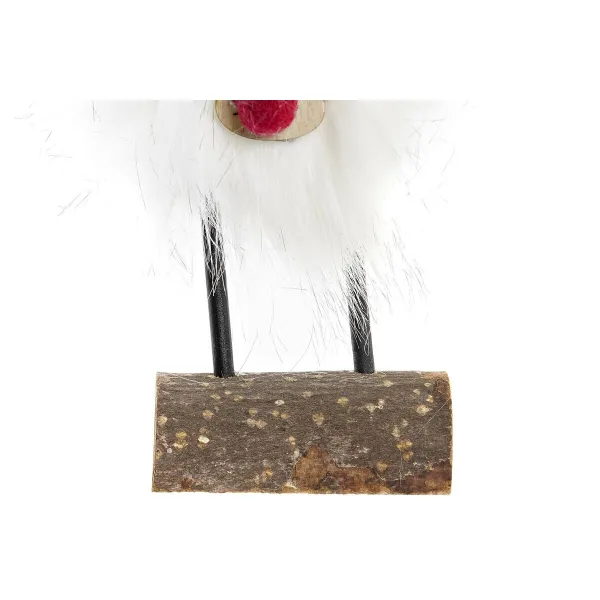 Ziemassvētku Nieciņš DKD Home Decor Poliesters Ziemeļbrieži (7 x 5 x 16 cm) (2 gb.)
