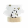 Новогоднее украшение DKD Home Decor Дерево полиэстер MDF Смола (12 x 8 x 15,5 cm) (2 штук)