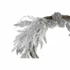 Joulukranssi DKD Home Decor Metalli Polyesteri (50 x 6 x 40 cm) (2 osaa)