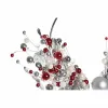 Ziemassvētku vainags DKD Home Decor Metāls Poliesters (55 x 5 x 40 cm) (2 gb.)