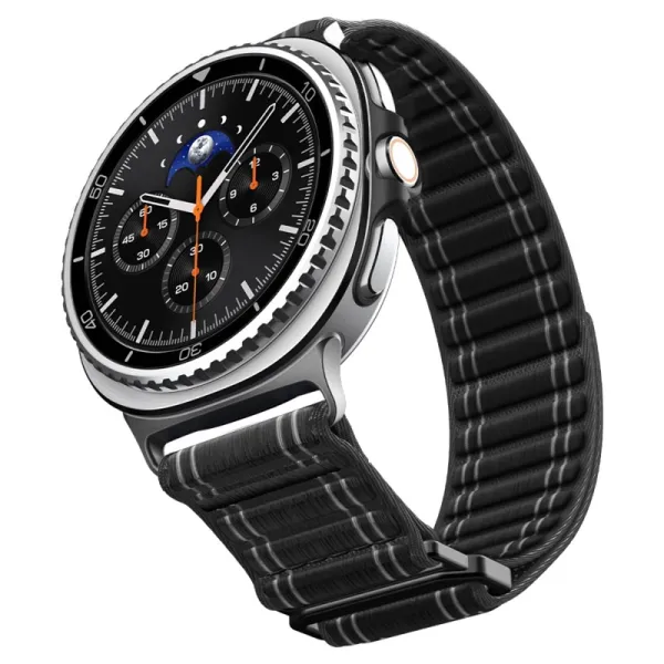 Spigen WBF0 Band - Strap for Samsung Galaxy Watch 8 / 8 Classic 40 / 44 / 46 mm (Black)