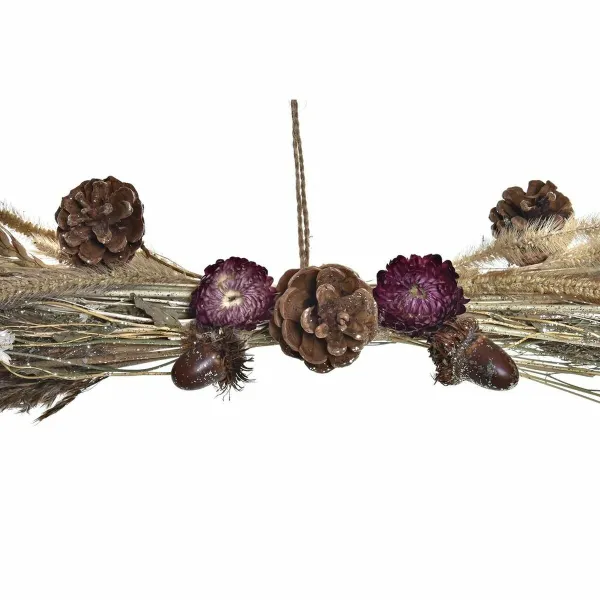 Новогоднее украшение DKD Home Decor Цветок (60 x 15 x 8 cm) (2 штук)
