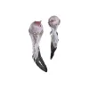 Ziemassvētku Nieciņš DKD Home Decor Poliesters Птица (25 x 8 x 8 cm) (2 gb.)