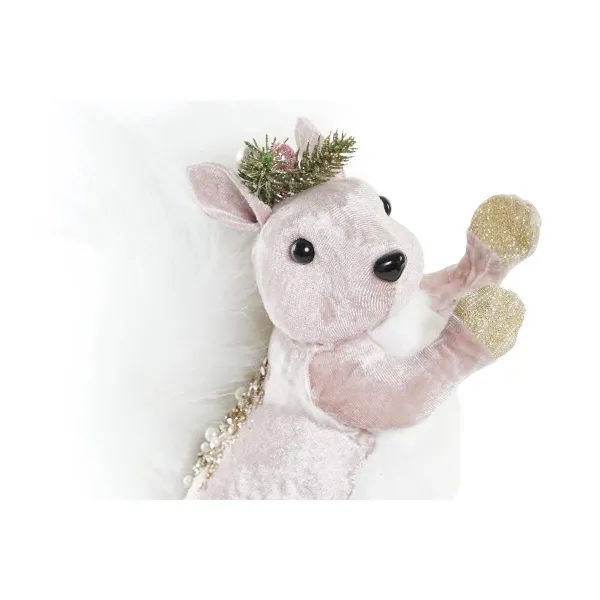 Новогоднее украшение DKD Home Decor полиэстер Белка (13 x 16 x 21 cm) (3) (3 штук)