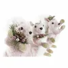 Ziemassvētku Nieciņš DKD Home Decor Poliesters Ķirzaka (13 x 16 x 21 cm) (3) (3 gb.)