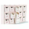 Рождественский календарь DKD Home Decor Деревянный дом (27 x 7 x 40 cm) (2 штук)