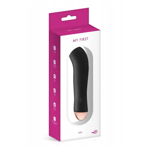 Spot Vibrator My First Black Silicone