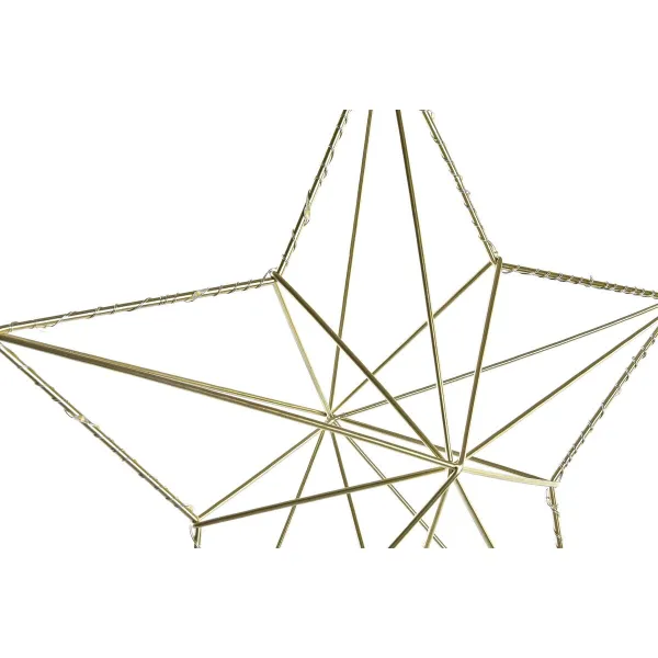 Joulukuusenpallo DKD Home Decor Metalli Tähti (2 osaa) (30 x 11 x 30 cm)
