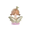 Joulukuusenpallo DKD Home Decor Hartsi Enkeli (9 x 5 x 12 cm) (2 osaa)