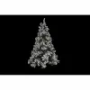 Joulupuu DKD Home Decor Valkoinen Vihreä Metalli Polyetyleeni Lumisade 130 x 130 x 218 cm