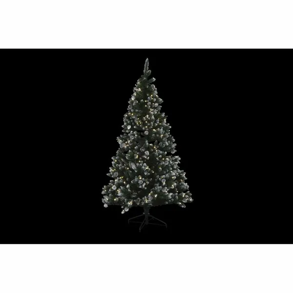 Jaungada eglīte DKD Home Decor LED Licht Zaļš Metāls Polietilēns 130 x 130 x 218 cm