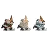 Ziemassvētku Nieciņš DKD Home Decor Sveķi (20 x 9 x 22 cm) (3 gb.)