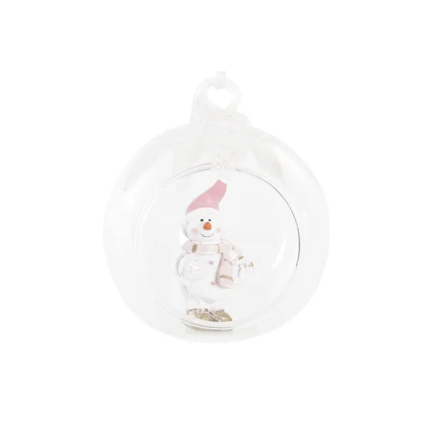 Joulukuusenpallo DKD Home Decor Kristalli Hartsi (7 x 6 x 8 cm) (4 osaa)