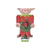 Joulukuusenpallo DKD Home Decor Hartsi Haltia (5 x 4 x 14 cm) (3 osaa)