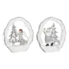Joulukuusenpallo DKD Home Decor Hartsi (17 x 4,5 x 19 cm) (2 osaa)