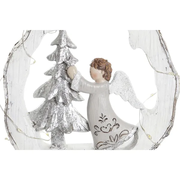 Joulukuusenpallo DKD Home Decor Hartsi (17 x 4,5 x 19 cm) (2 osaa)