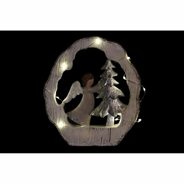 Joulukuusenpallo DKD Home Decor Hartsi (17 x 4,5 x 19 cm) (2 osaa)