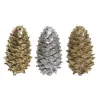 Joulukuusenpallo DKD Home Decor Ananas Hartsi (13 x 7,5 x 7,5 cm) (3) (3 osaa)