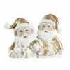 Kalėdų papuošalai DKD Home Decor Derva Senis Šaltis (8 x 6 x 13,5 cm) (2 vnt.)