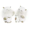 Новогоднее украшение DKD Home Decor Сова Смола (7,5 x 7 x 10 cm) (2 штук)