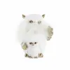 Новогоднее украшение DKD Home Decor Сова Смола (7,5 x 7 x 10 cm) (2 штук)