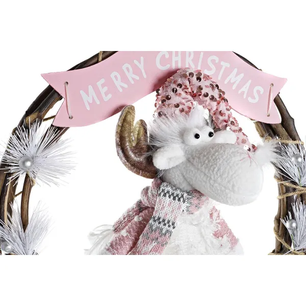 Новогоднее украшение DKD Home Decor ротанг (37 x 10 x 38 cm) (3 штук)