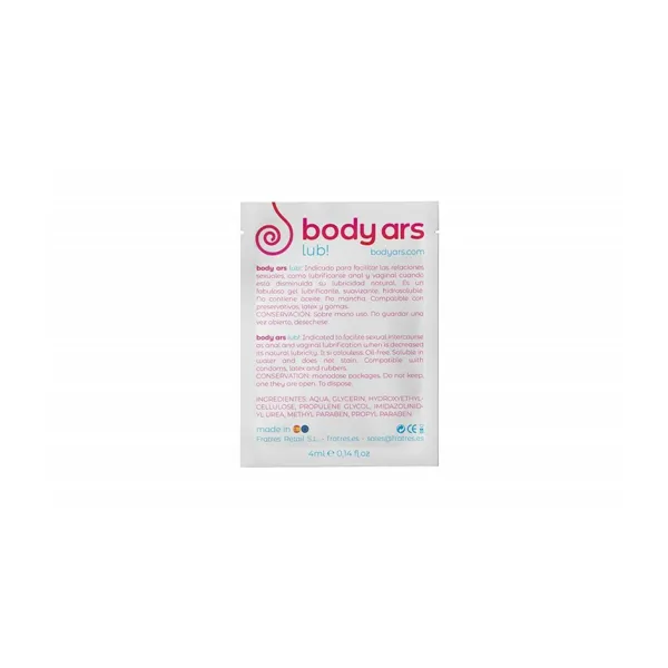 Waterbased Lubricant Body Ars Natural