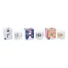 Candle DKD Home Decor Blue White Brown Penguin Reindeer Snow Doll Christmas 8 x 8 x 9 cm (36 Pieces) (3 Units)