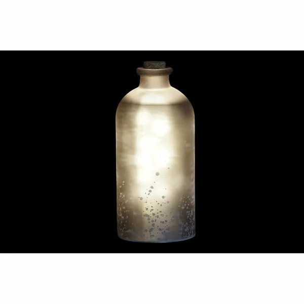 Светящееся украшение DKD Home Decor Рождество Коричневый Белый (11 x 11 x 25 cm) (2 штук)