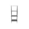 Kylpyhuonehyllyt DKD Home Decor Kristalli Teräs (40 x 30 x 105 cm)